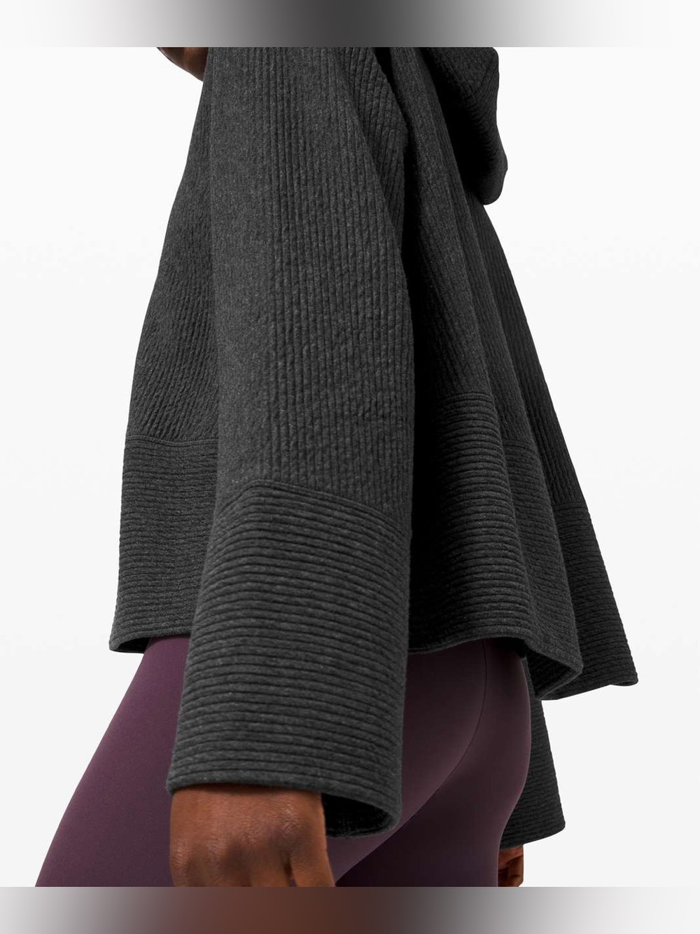 Lululemon Retreat Yourself Hoodie & Wide Leg Cropped Pant Set - Graphite Grey - Picture 5 of 15